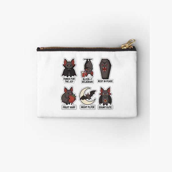 Item preview, Retro Vampire Bat Sticker Pack - Vintage Halloween & Blood Puns designed and sold by SimpleP.