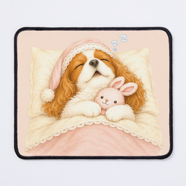 Item preview, Sleepy Cavalier Vol.7 | Yawning Blenheim Cavalier King Charles Spaniel designed and sold by SakuraWaStyle.