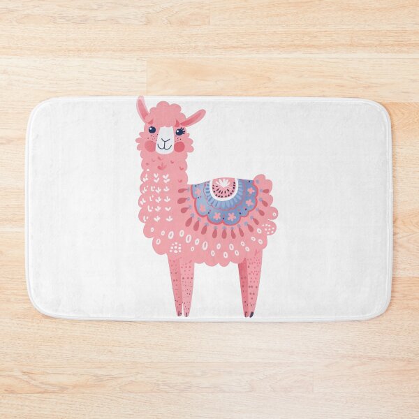 Item preview, Scandinavian Folk Art, Pink Alpaca designed and sold by xiao xuans.