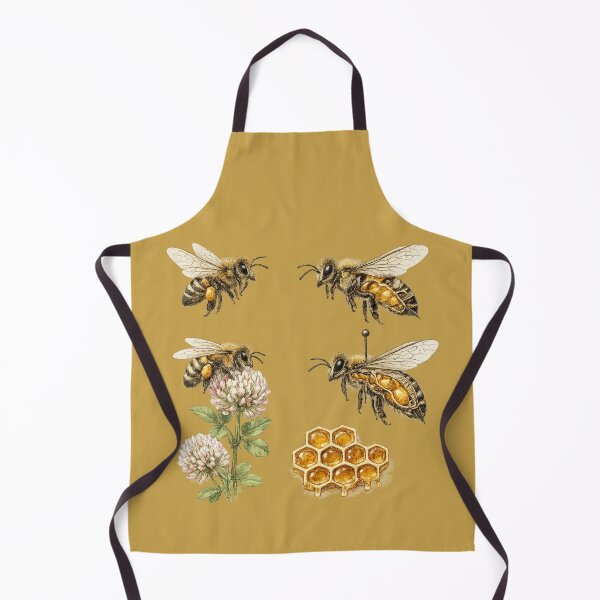 Item preview, Honey Bee Botanical Illustration – Vintage Naturalist Watercolor Pollinator Study designed and sold by MagicMakerPh.
