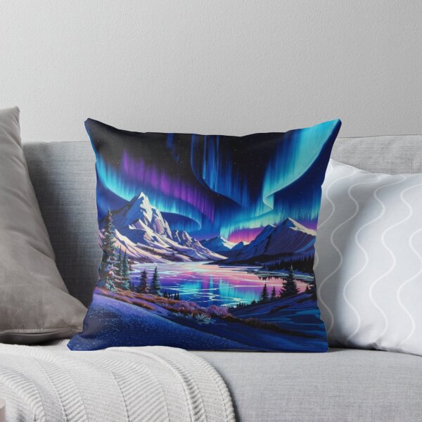 Item preview, Cosmic Aurora Mountain Lake  designed and sold by Nexus Space.