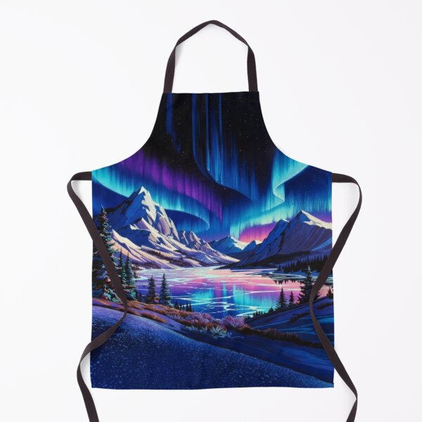 Item preview, Cosmic Aurora Mountain Lake designed and sold by Nexus Space.