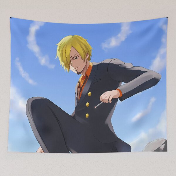 Item preview, Sanji Vinsmoke One Piece Sky Kick Confident Hero designed and sold by ManuelOpito.