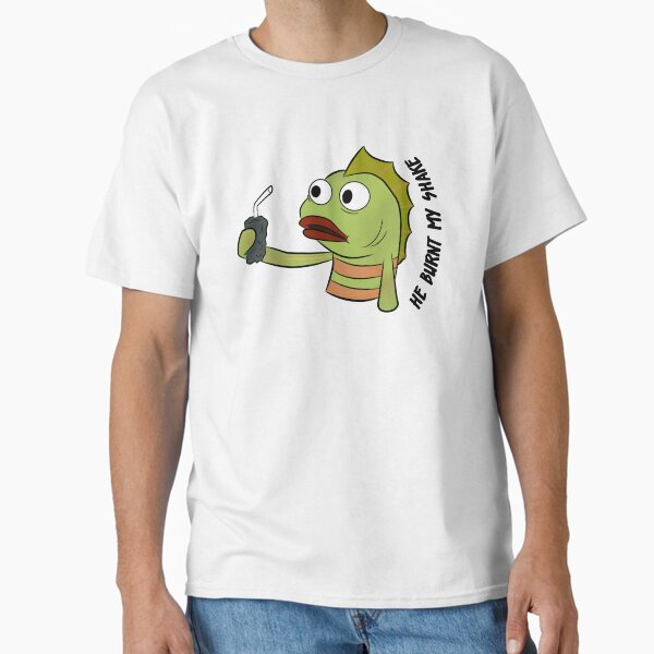 Item preview, He Burnt My Shake designed and sold by Shitbuttassbutt.