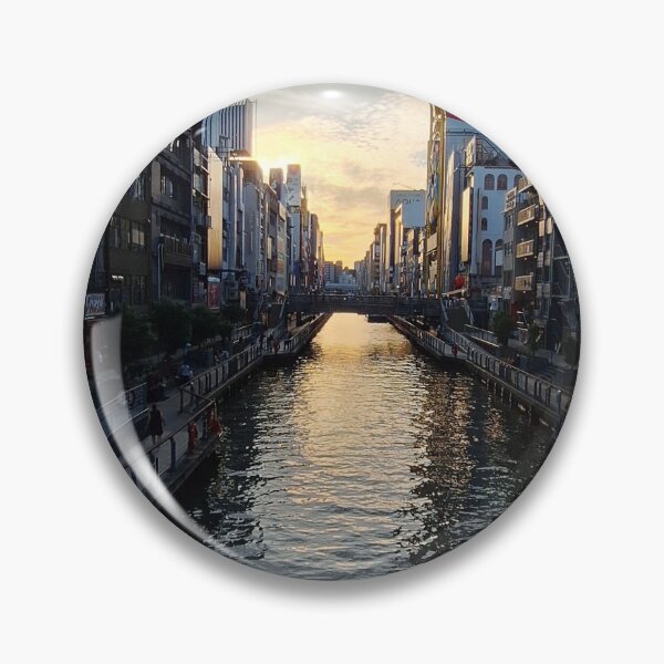 Item preview, Dotonbori at Sunset, Osaka, Japan designed and sold by MyWorldLens.