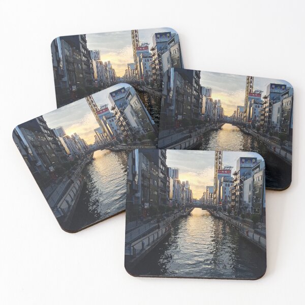 Item preview, Dotonbori at Sunset, Osaka, Japan designed and sold by MyWorldLens.