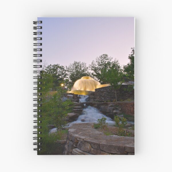 Item preview, Finlay Park Fountain At Dusk Vertical designed and sold by LisaWootenPhoto.