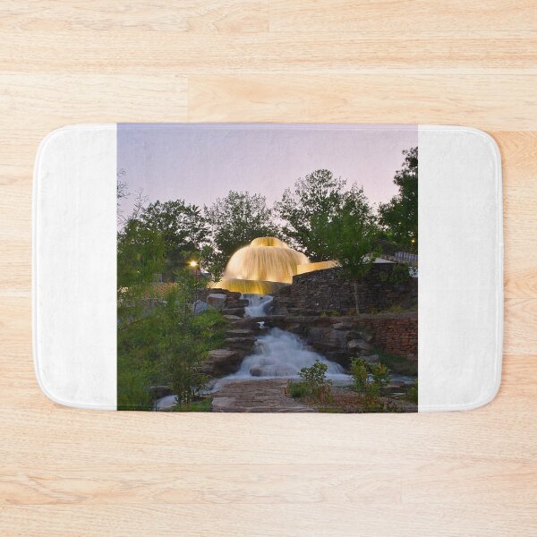 Item preview, Finlay Park Fountain At Dusk Vertical designed and sold by LisaWootenPhoto.