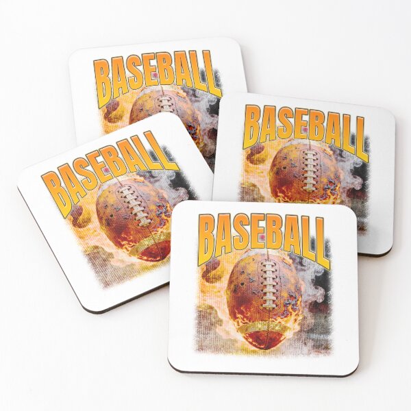 Item preview, Baseball Fire Burn designed and sold by bngfx.