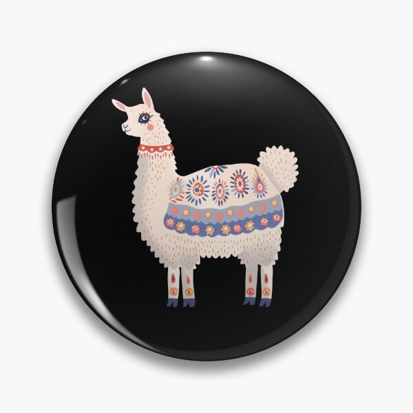 Item preview, Scandinavian Folk Art, Cute Alpaca designed and sold by xiao xuans.