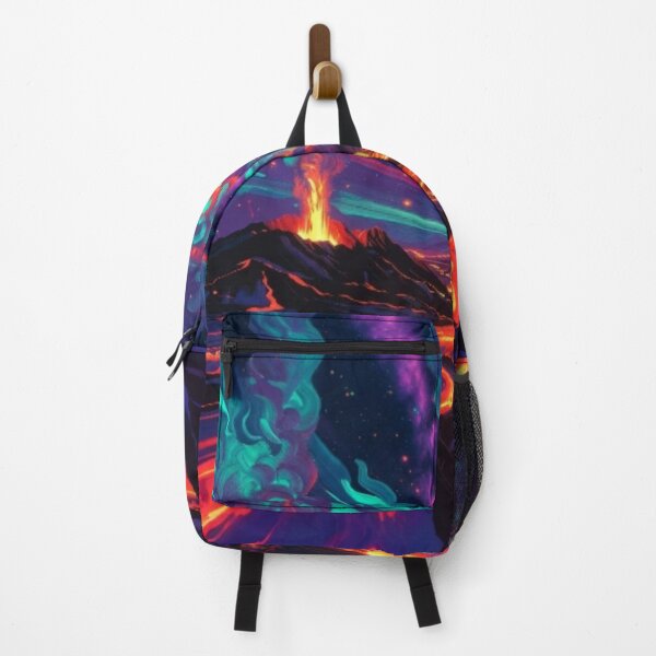 Item preview, Cosmic Volcano Eruption Psychedelic Poster designed and sold by Nexus Space.