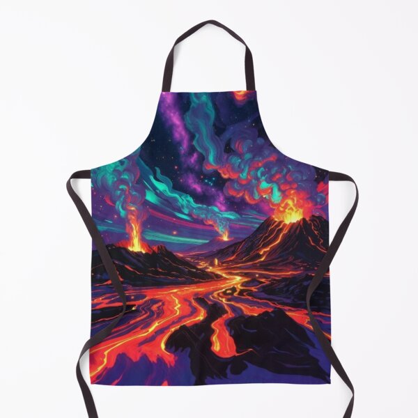 Item preview, Cosmic Volcano Eruption Psychedelic Poster designed and sold by Nexus Space.