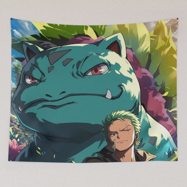 Item preview, Roronoa Zoro One Piece Jungle Companion Anime Adventure designed and sold by ManuelOpito.