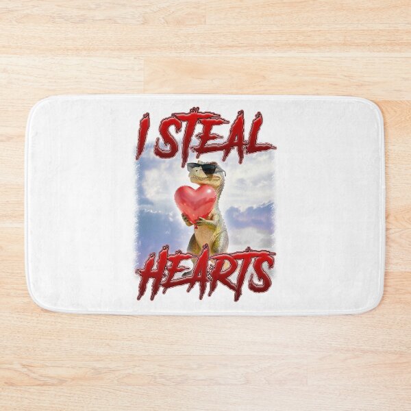Item preview, I Steal Hearts Dinosaur Valentine's designed and sold by bngfx.