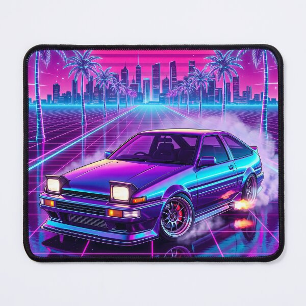 Item preview, Synthwave JDM Pop Up Headlight Drifter Graphic Design designed and sold by RevUpDesign.