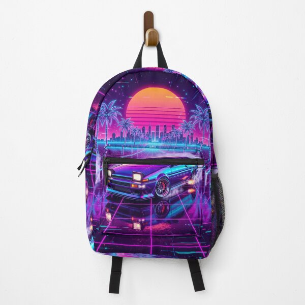 Item preview, Synthwave JDM Pop Up Headlight Drifter Graphic Design designed and sold by RevUpDesign.