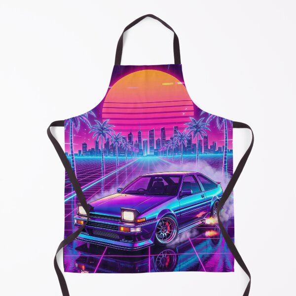 Item preview, Synthwave JDM Pop Up Headlight Drifter Graphic Design designed and sold by RevUpDesign.
