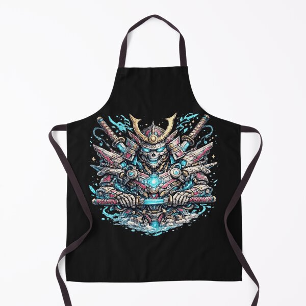 Item preview, Cyber Samurai Skull Warrior designed and sold by JuanitaWolfi.