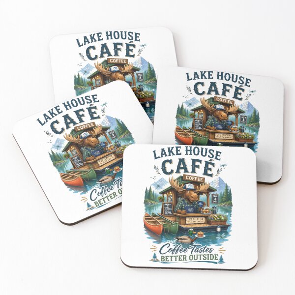 Item preview, Lake House Cafe Moose Coffee designed and sold by Sovereign Supply Co..