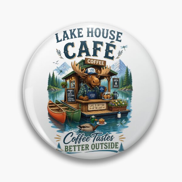 Artikelvorschau, Lake House Cafe Moose Coffee entworfen und verkauft von Sovereign Supply Co..