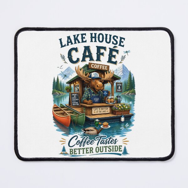 Item preview, Lake House Cafe Moose Coffee designed and sold by Sovereign Supply Co..