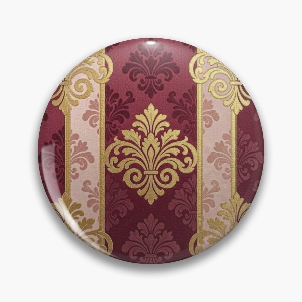 Item preview, Burgundy & Mauve Striped Gold Damask designed and sold by DesignsByPrnces.