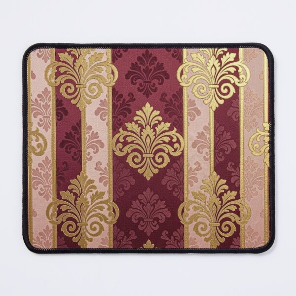 Item preview, Burgundy & Mauve Striped Gold Damask designed and sold by DesignsByPrnces.