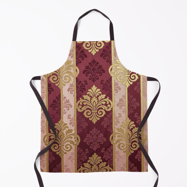 Item preview, Burgundy & Mauve Striped Gold Damask designed and sold by DesignsByPrnces.