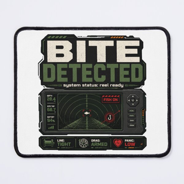 Item preview, Bite Detected System Status Reel Ready Fishing Design designed and sold by 404CLOTHINGG.