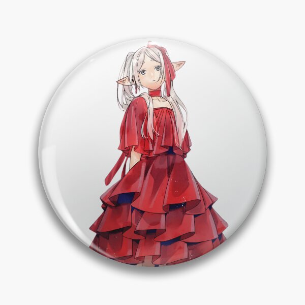 Item preview, Frieren She wears a red dress designed and sold by VividMorphk.