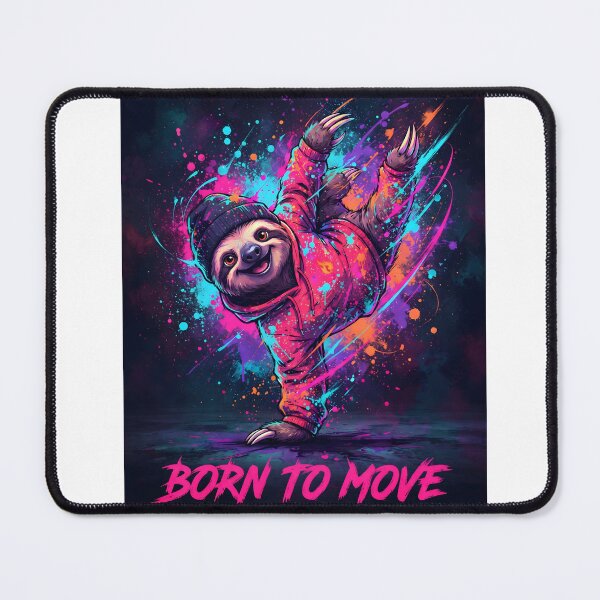 Item preview, Sloth – Born to Move designed and sold by SparTiere.