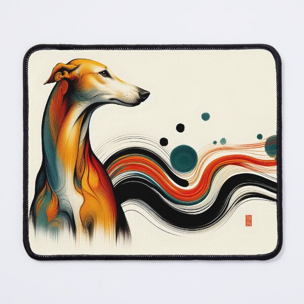 Item preview, GALAGO - Ukiyo-e Suibokuga Greyhounds - Vol. I - Zen Ink Collection - Flow of Silence designed and sold by GALOGO – Art for Sighthounds & Animal Welfare.