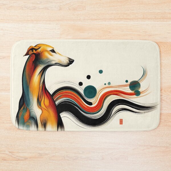 Item preview, GALAGO - Ukiyo-e Suibokuga Greyhounds - Vol. I - Zen Ink Collection - Flow of Silence designed and sold by GALOGO – Art for Sighthounds & Animal Welfare.