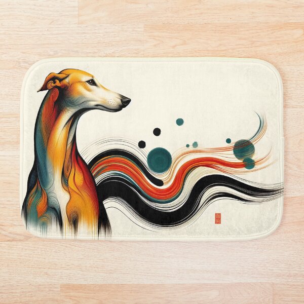 Artikelvorschau, GALAGO - Ukiyo-e Suibokuga Greyhounds - Vol. I - Zen Ink Collection - Flow of Silence entworfen und verkauft von GALOGO – Art for Sighthounds & Animal Welfare.