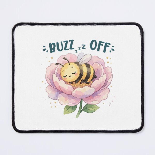 Item preview, Buzz zzz Off Funny Sleepy Bee Cartoon designed and sold by stylishdzign.