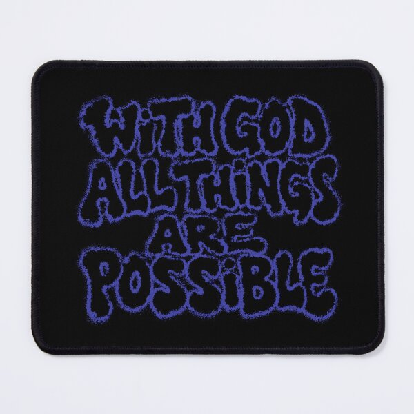 Item preview, With GOD all things are possible designed and sold by Knightly Armor.
