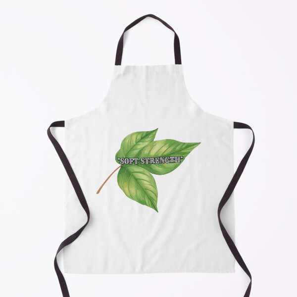 Item preview, Soft Strength Botanical Leaf Sticker – Inspirational Nature Quote, Minimalist Green Plant Aesthetic Vinyl Decal designed and sold by Pandey14.