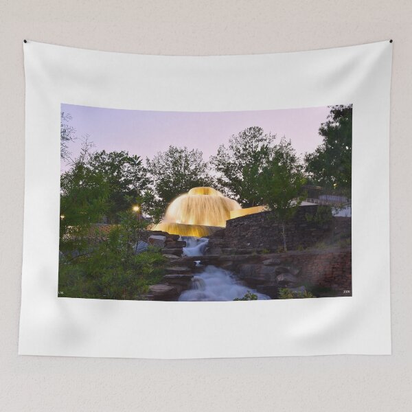 Item preview, Finlay Park Fountain At Dusk  designed and sold by LisaWootenPhoto.