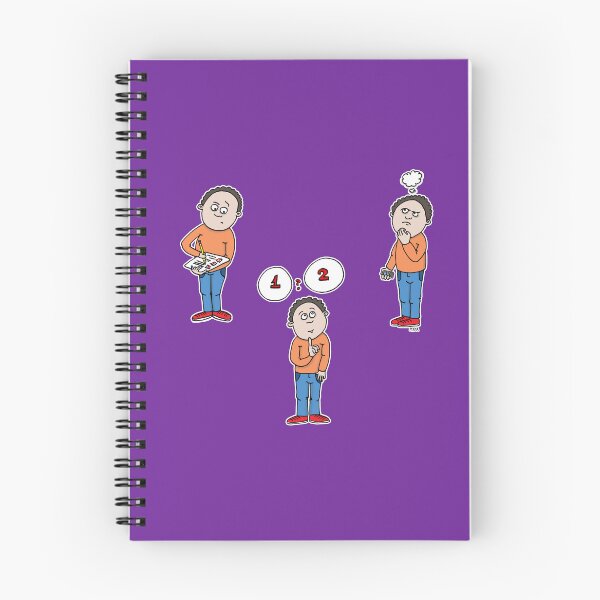 Item preview, Funny Overthinking Man Making Lists | Cute Decision Making Meme Sticker designed and sold by MyxaART.