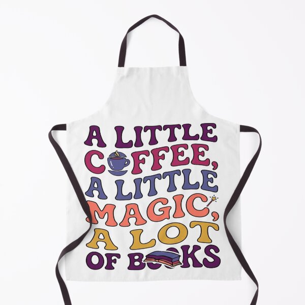Item preview, A Little Coffee A Little Magic A Lot of Books | Book Aesthetic | Reading Addiction | Book Lover Retro Design | Bibliophile Gift designed and sold by TheDigitalArtisianHub.