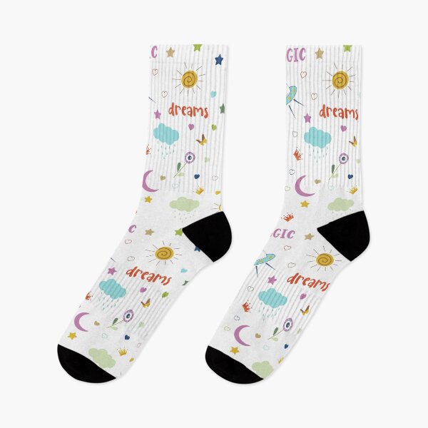 Item preview, Dreamy Magic Pattern with Stars Moons and UFOs designed and sold by YourHue.