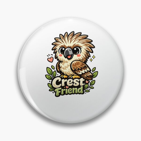 Item preview, Cute Kawaii Philippine Eagle | Adorable Endangered Eagle Cartoon | Wildlife Bird Lover Gift designed and sold by RonBear-Designs.