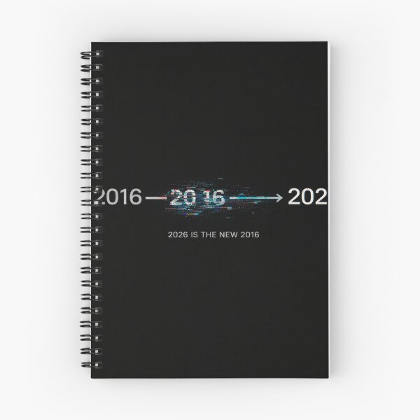 Item preview, 2026 is the New 2016 | Minimal Glitch Timeline Streetwear Design designed and sold by Rolta.