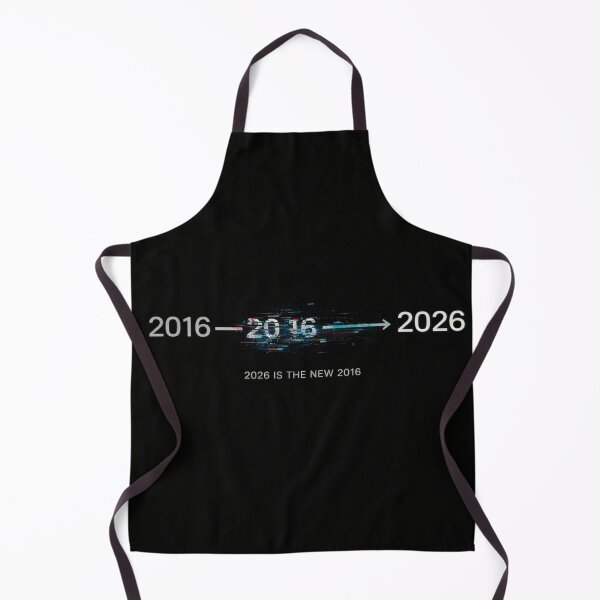 Item preview, 2026 is the New 2016 | Minimal Glitch Timeline Streetwear Design designed and sold by Rolta.