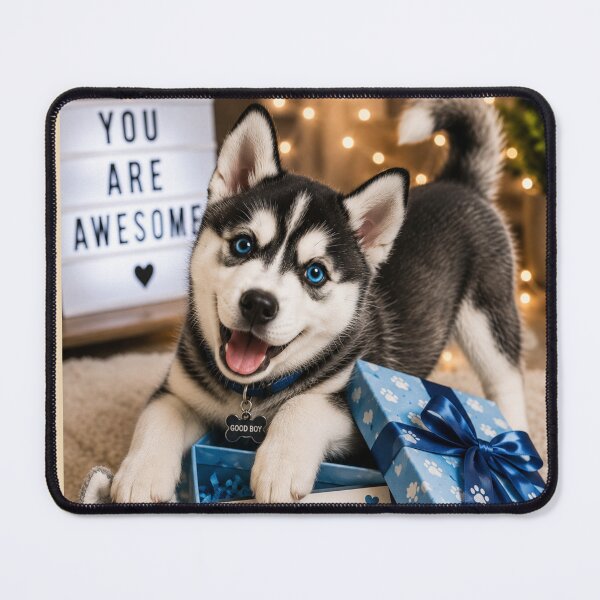 Item preview, Cute Husky Surprise Gift Portrait Design designed and sold by BagFactoryUK.