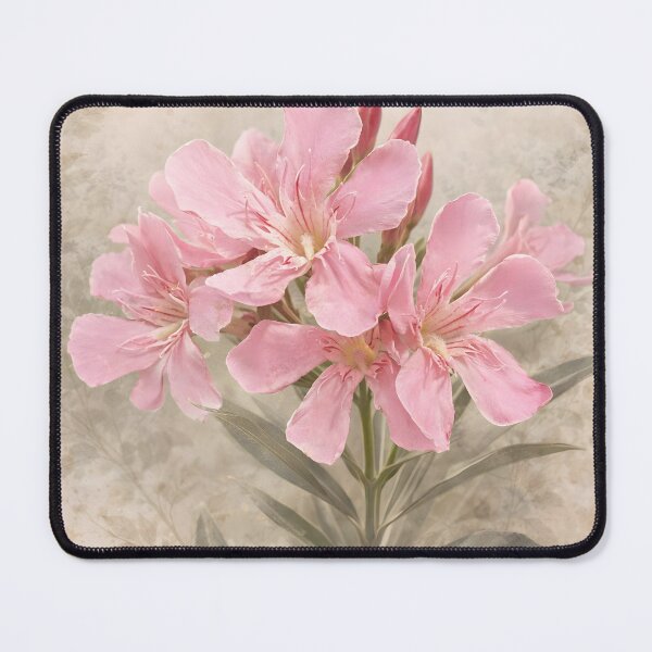 Item preview, Pink Oleander Glow – Botanical Flow Collection designed and sold by Violafleurviolett.