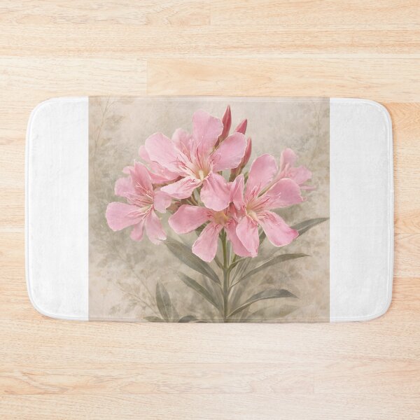 Item preview, Pink Oleander Glow – Botanical Flow Collection designed and sold by Violafleurviolett.