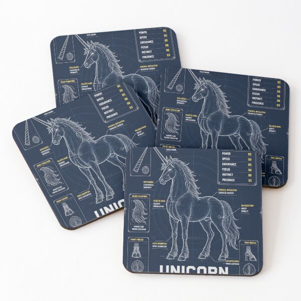 Item preview, Unicorn Blueprint designed and sold by SunnyDesign82.