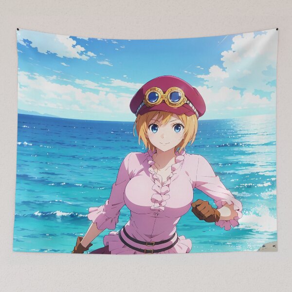 Item preview, Koala One Piece Seaside Pink Adventure Bright Blue designed and sold by JohnEllisa.
