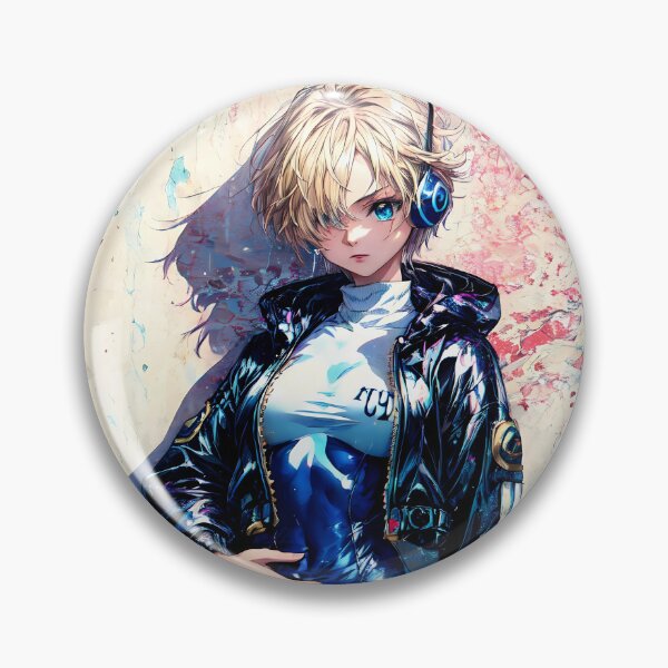 Item preview, Lilith Vegapunk One Piece Blue Jacket Paint Wall designed and sold by JohnEllisa.